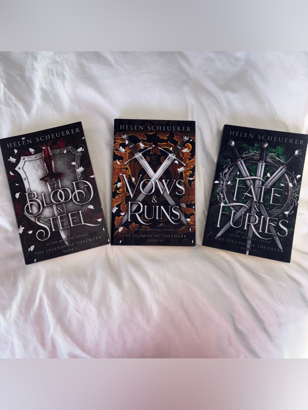 The Legends of Thezmarr (Blood and Steel) series by author Helen Scheuerer